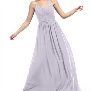 ⭐️NWT⭐️Azazie Blake Dress in Fog